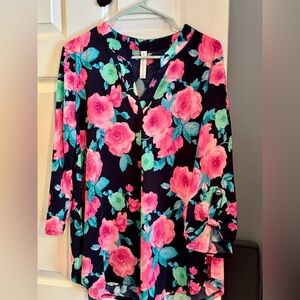 Floral Print Women's Top